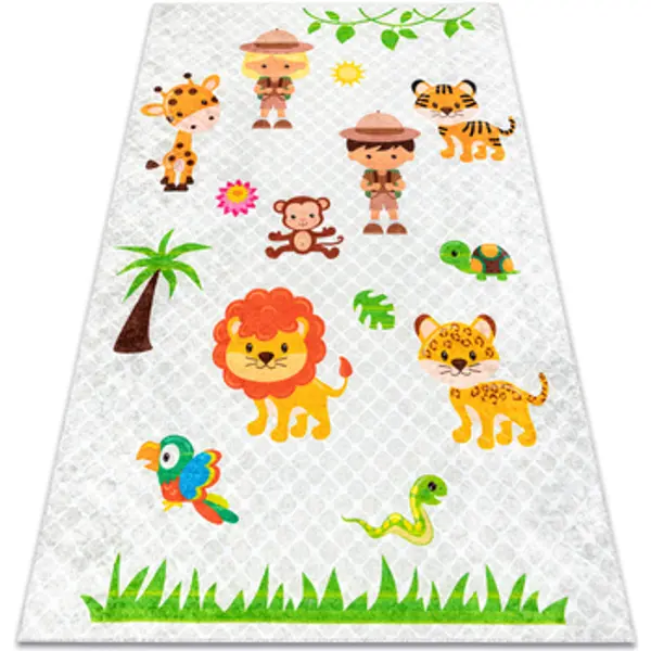 Rugsx Rugsx  Tepisi JUNIOR 52104.801 pranje tepiha Safari, životinje  80x150 cm  Rugsx
