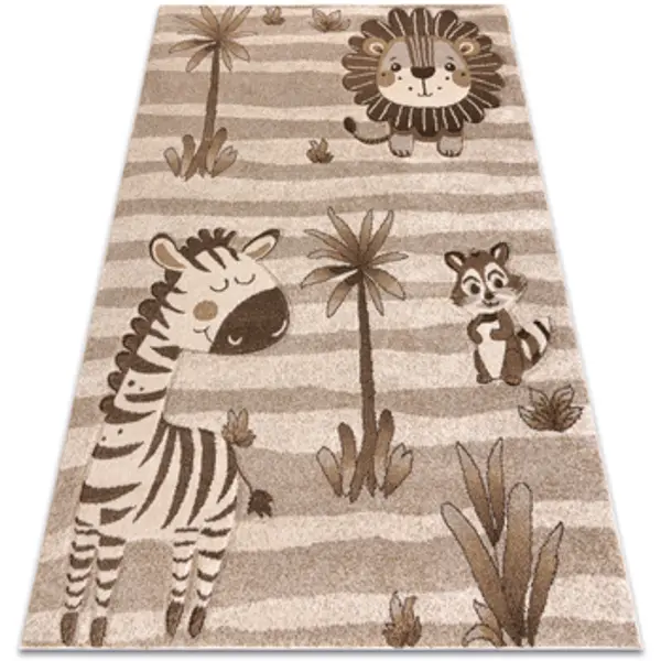 Rugsx Rugsx  Tepisi KIDDO tepih 3869 bež / krem, safari 180x270 cm  Rugsx