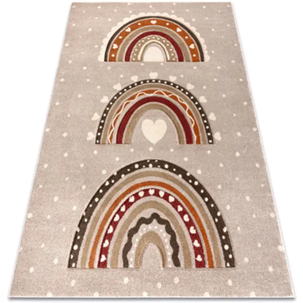 Rugsx Rugsx  Tepisi KIDDO tepih 4426 bež / krem, duga, 80x150 cm  Rugsx