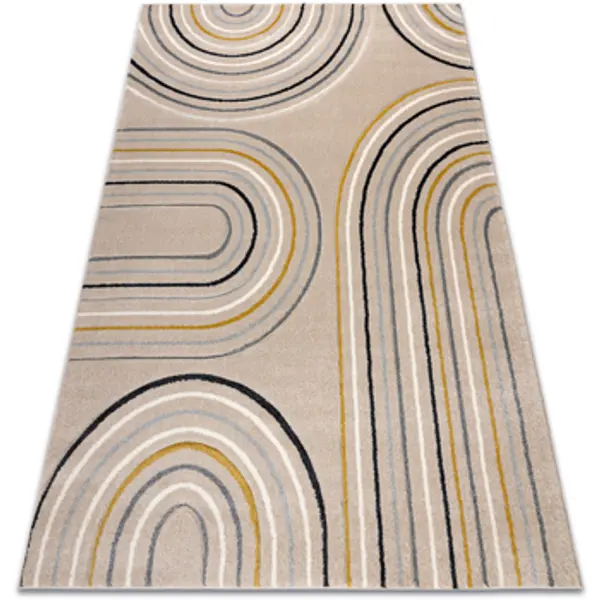 Rugsx Rugsx  Tepisi KIDDO tepih 6107 krem / bijeli, geometrijski 80x150 cm  Rugsx