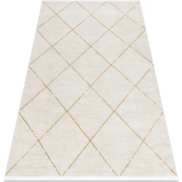 Rugsx Rugsx  Tepisi Moderan tepih DUKE 51245 krem / zlatna 240x330 cm  Rugsx