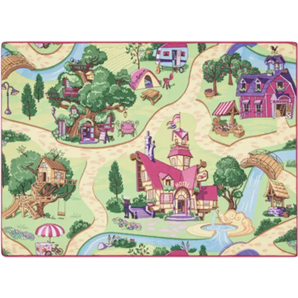 Rugsx Rugsx  Tepisi REBEL ROADS TEPIH Candy Town 27 protuklizni 140x200 cm  Rugsx