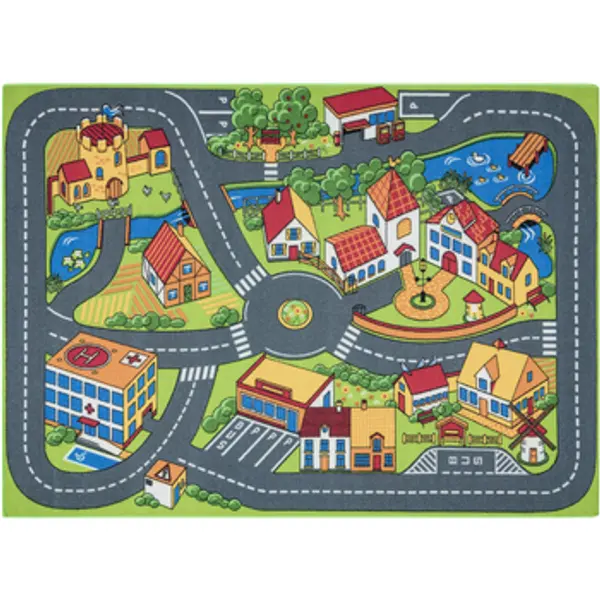 Rugsx Rugsx  Tepisi REBEL ROADS TEPIH Country life 90 Selo, 95x133 cm  Rugsx