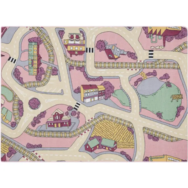 Rugsx Rugsx  Tepisi REBEL ROADS TEPIH Playtime 63 Gradić, protuklizni 140x200 cm  Rugsx