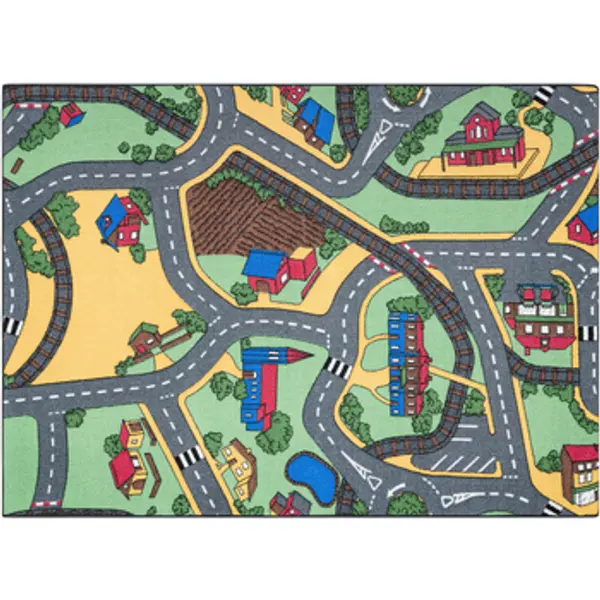 Rugsx Rugsx  Tepisi REBEL ROADS TEPIH Playtime 95 Gradić, protuklizni 95x133 cm  Rugsx