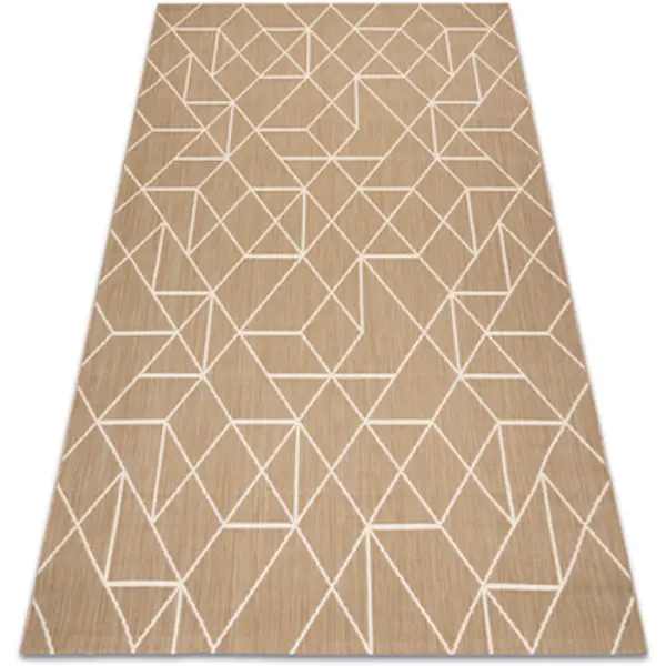 Rugsx Rugsx  Tepisi Sisalov tepih FLAT 48959265 Geometrijski prirodno  140x200 cm  Rugsx
