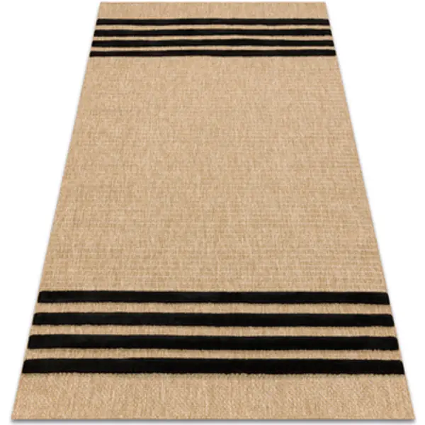 Rugsx Rugsx  Tepisi SPARK 0689 bež / crni tepih - 200x290 cm  Rugsx