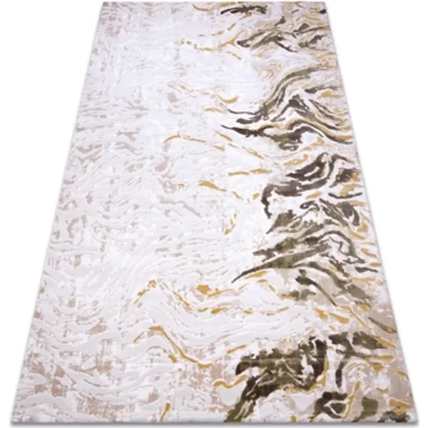 Rugsx Rugsx  Tepisi Tepih AKRIL DIZAYN 123 bež / žuti 160x230 cm  Rugsx