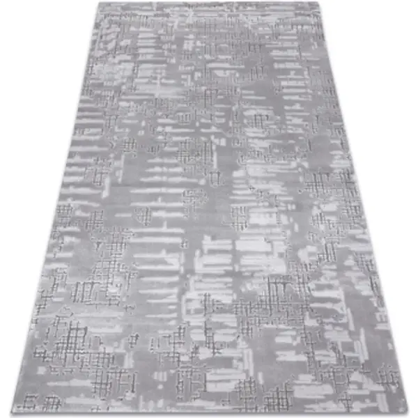 Rugsx Rugsx  Tepisi Tepih AKRIL DIZAYN 8840 svijetla Siva 80x300 cm  Rugsx