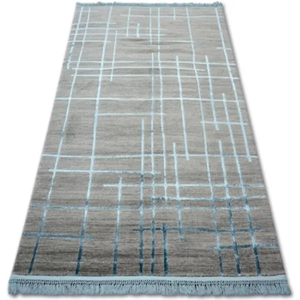 Rugsx Rugsx  Tepisi Tepih AKRIL MANYAS 191AA Siva/Plava resa 160x230 cm  Rugsx