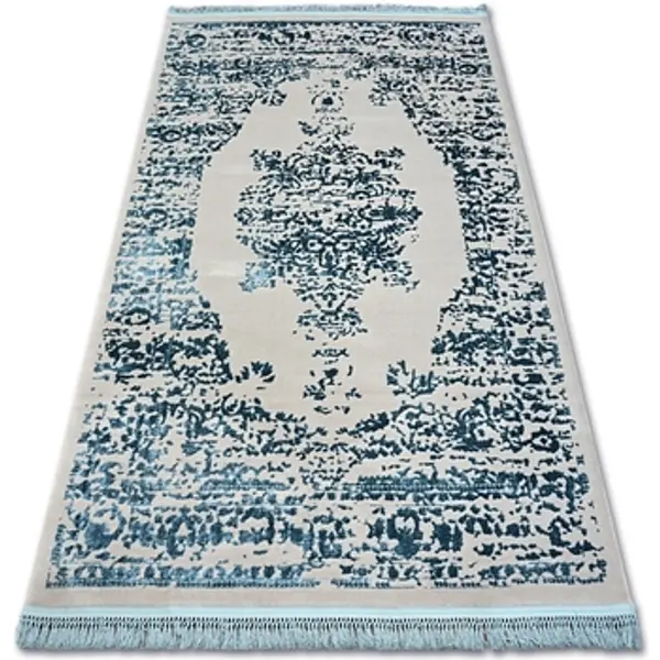 Rugsx Rugsx  Tepisi Tepih AKRIL MANYAS 192AA Siva/Plava resa 80x300 cm  Rugsx