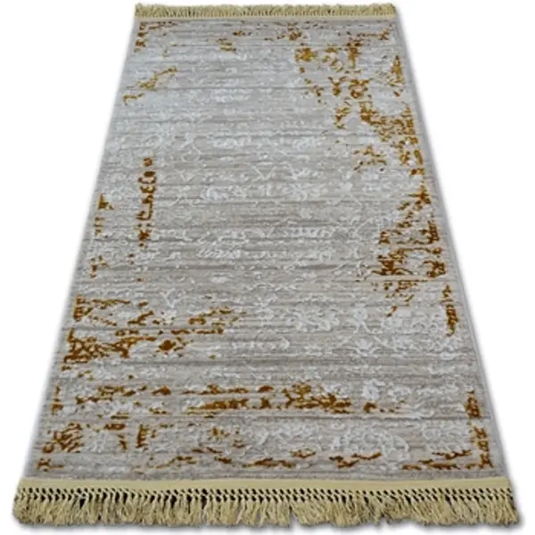 Rugsx Rugsx  Tepisi Tepih AKRIL MANYAS 193AA Smeđa/Kremasto resa 80x150 cm  Rugsx