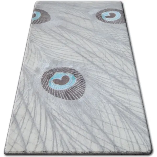 Rugsx Rugsx  Tepisi Tepih AKRIL PATARA 0052 Krema/Tirkiz 200x300 cm  Rugsx
