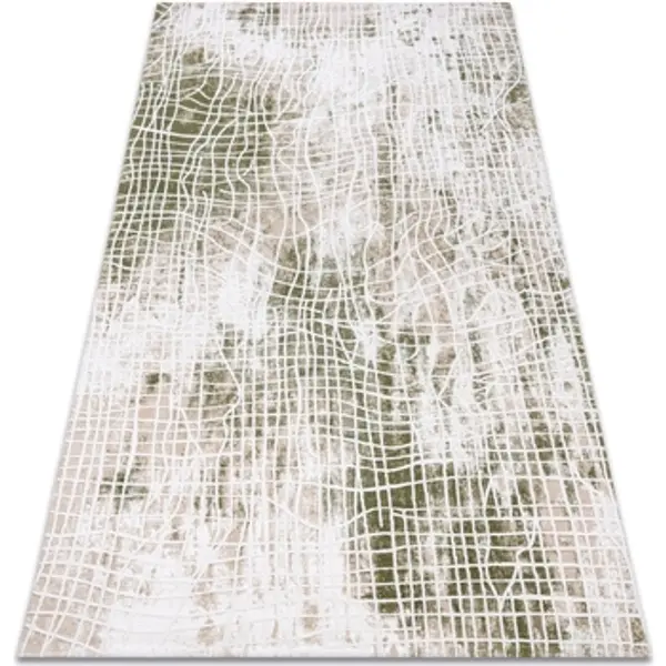 Rugsx Rugsx  Tepisi Tepih AKRIL USKUP 9483 Ivory / zelena 100x300 cm  Rugsx