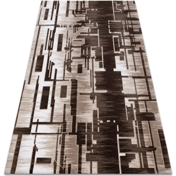 Rugsx Rugsx  Tepisi Tepih AKRIL USKUP Geometrijski 9481 bež 80x300 cm  Rugsx