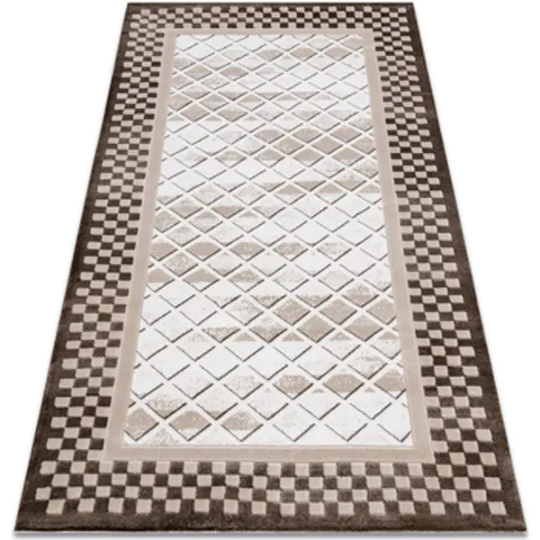 Rugsx Rugsx  Tepisi Tepih AKRIL VALS 103 Geometrijski, okvir prostorne 100x200 cm  Rugsx