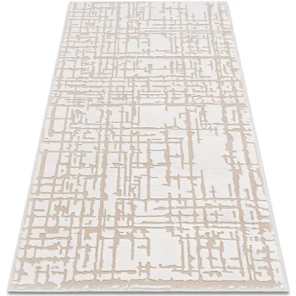 Rugsx Rugsx  Tepisi Tepih AKRIL VALS 3236 Apstrakcija ivory / 70x140 cm  Rugsx