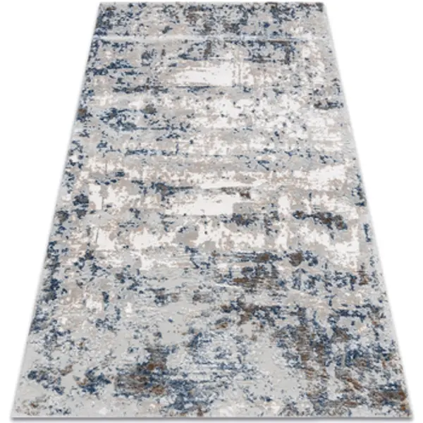 Rugsx Rugsx  Tepisi Tepih AKRIL VALS 8121 Apstraktna berba Siva 80x300 cm  Rugsx
