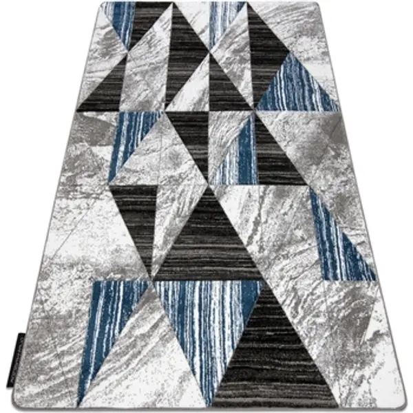 Rugsx Rugsx  Tepisi Tepih ALTER Nano Trokuti plava 180x270 cm  Rugsx
