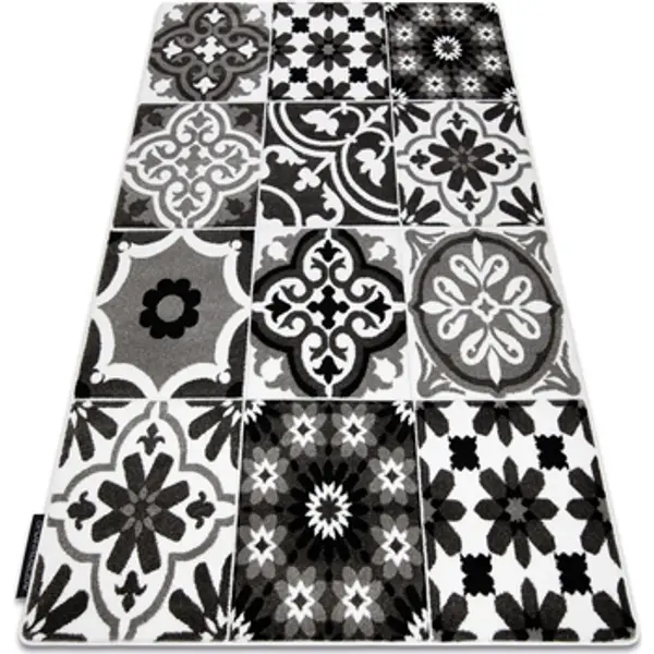 Rugsx Rugsx  Tepisi Tepih ALTER Porto Cvijeće Siva 140x190 cm  Rugsx