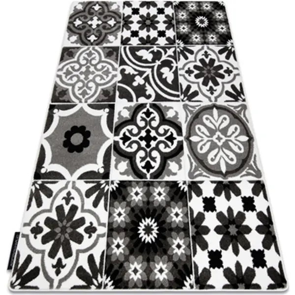 Rugsx Rugsx  Tepisi Tepih ALTER Porto Cvijeće Siva 80x150 cm  Rugsx