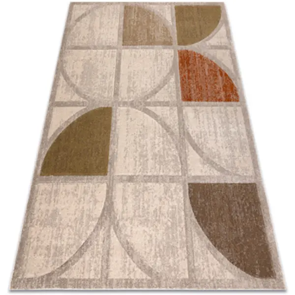 Rugsx Rugsx  Tepisi Tepiх ARCANA 1550 krem / zelena, geometrijski, 140x190 cm  Rugsx