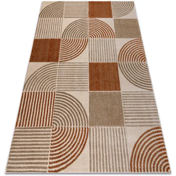 Rugsx Rugsx  Tepisi Tepiх ARCANA 2160 krem / narančasto, geometrijsk 120x170 cm  Rugsx