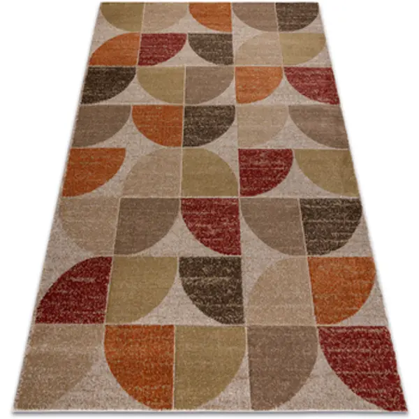 Rugsx Rugsx  Tepisi Tepiх ARCANA 4673 bež / narančasto, geometrijsk 80x150 cm  Rugsx