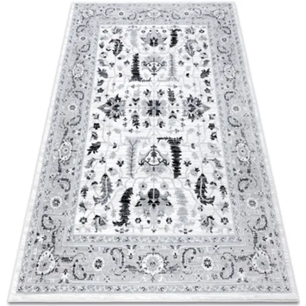 Rugsx Rugsx  Tepisi Tepih ARGENT - W7039 Cvijeće Siva / 133x190 cm  Rugsx