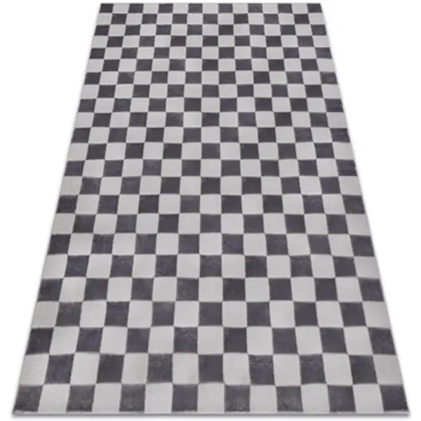 Rugsx Rugsx  Tepisi Tepih AURA EB112 krema - šahovska ploča, 120x170 cm  Rugsx