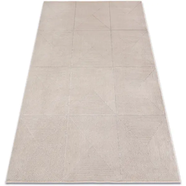 Rugsx Rugsx  Tepisi Tepih AURA J2624A bež - geometrijski, strukturaln 240x330 cm  Rugsx