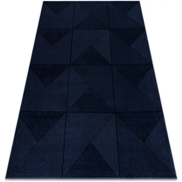 Rugsx Rugsx  Tepisi Tepih AURA J2624A tamno plava - geometrijski, 160x220 cm  Rugsx
