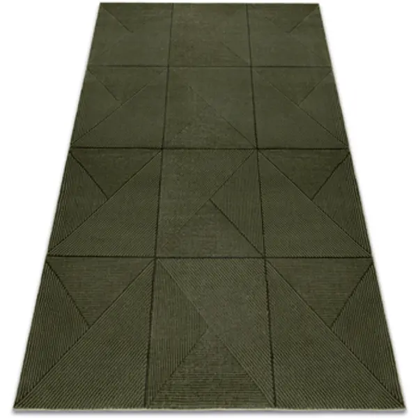 Rugsx Rugsx  Tepisi Tepih AURA J2624A zelena - geometrijski, struktura 140x190 cm  Rugsx