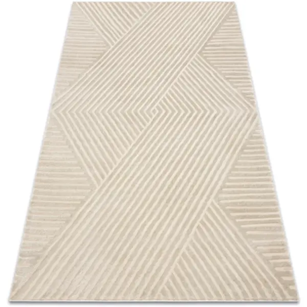 Rugsx Rugsx  Tepisi Tepih BALANCE 1503 taupe - Geometrijski, struktura 180x270 cm  Rugsx
