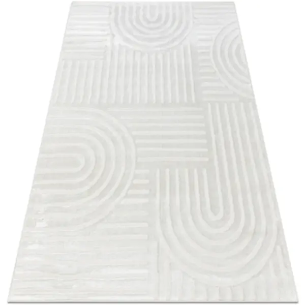 Rugsx Rugsx  Tepisi Tepih BALANCE 1918 krema - Geometrijski, struktura 80x150 cm  Rugsx