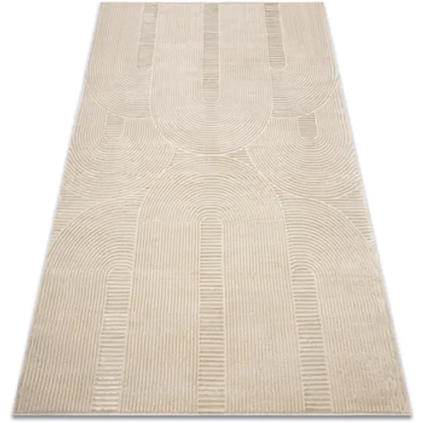 Rugsx Rugsx  Tepisi Tepih BALANCE 9086 taupe - Geometrijski, struktura 160x220 cm  Rugsx