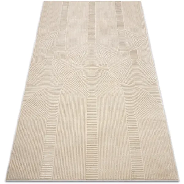 Rugsx Rugsx  Tepisi Tepih BALANCE 9086 taupe - Geometrijski, struktura 200x290 cm  Rugsx