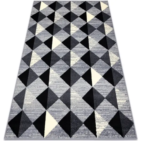 Rugsx Rugsx  Tepisi Tepih BCF BASE 3987 Trigone, trokuti, kvadrati, 185x270 cm  Rugsx