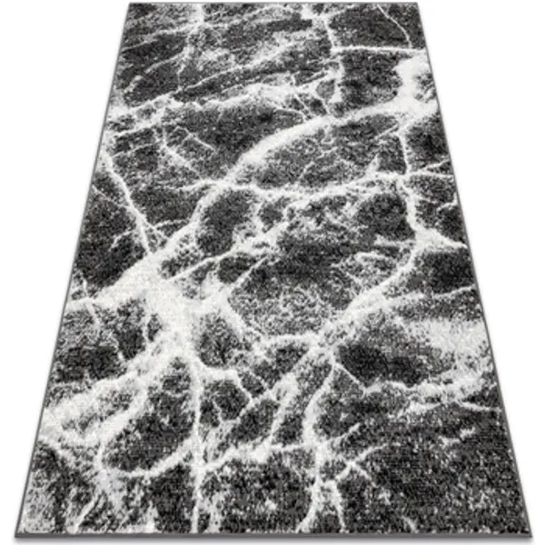 Rugsx Rugsx  Tepisi Tepih BCF Morad MARMUR mramor - antracit 60x110 cm  Rugsx