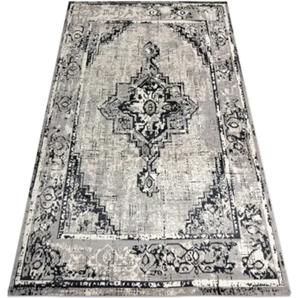 Rugsx Rugsx  Tepisi Tepih Berba Okvir rozeta gumiran 22235556 Siva 120x170 cm  Rugsx