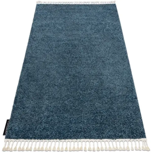 Rugsx Rugsx  Tepisi Tepih BERBER 9000 plava rese Berberski marokanski 200x290 cm  Rugsx