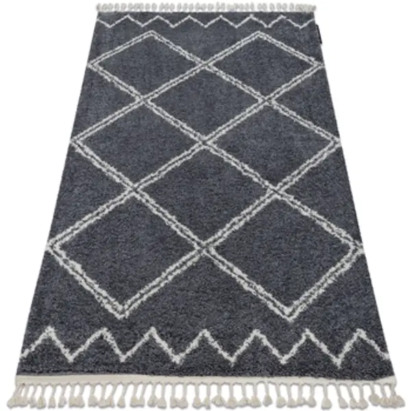Rugsx Rugsx  Tepisi Tepih BERBER ASILA B5970 Siva / Bijela 120x170 cm  Rugsx