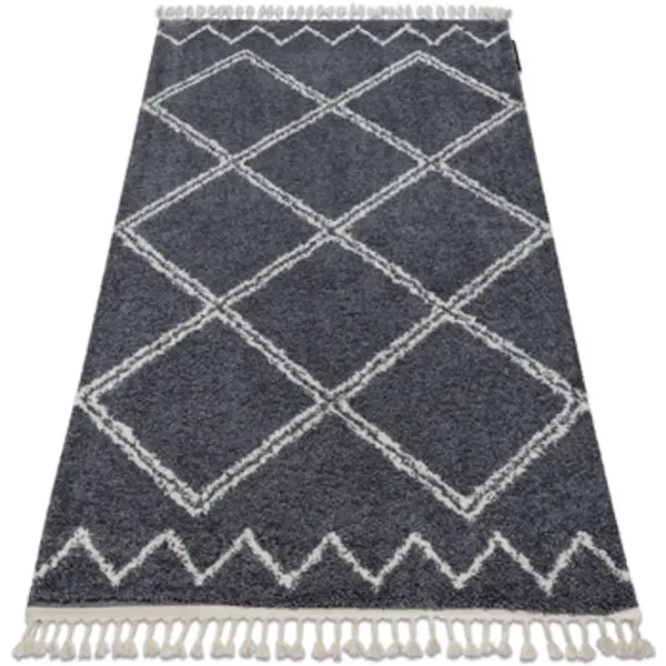 Rugsx Rugsx  Tepisi Tepih BERBER ASILA B5970 Siva / Bijela 160x220 cm  Rugsx
