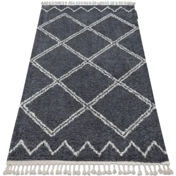 Rugsx Rugsx  Tepisi Tepih BERBER ASILA B5970 Siva / Bijela 180x270 cm  Rugsx