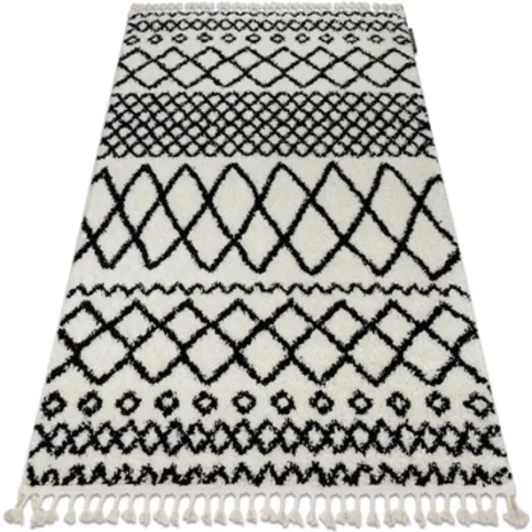 Rugsx Rugsx  Tepisi Tepih BERBER SAFI N9040 Bijela / crno 180x270 cm  Rugsx
