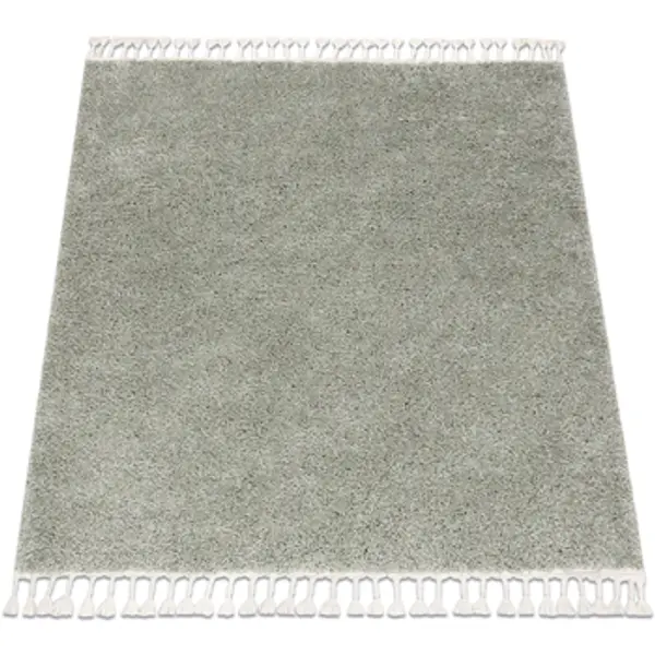 Rugsx Rugsx  Tepisi Tepih BERBER square 9000 zelena rese Berberski 160x160 cm  Rugsx