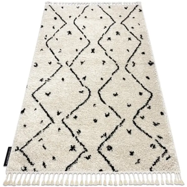 Rugsx Rugsx  Tepisi Tepih BERBER TETUAN B751 cik-cak krem rese 240x330 cm  Rugsx