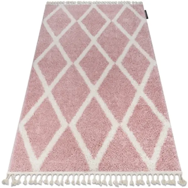 Rugsx Rugsx  Tepisi Tepih BERBER TROIK A0010 ružičasta / Bijela 180x270 cm  Rugsx