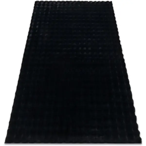 Rugsx Rugsx  Tepisi Tepih BUBBLE crni 25 IMITACIJA ZEČJEG KRZNA 200x290 cm  Rugsx