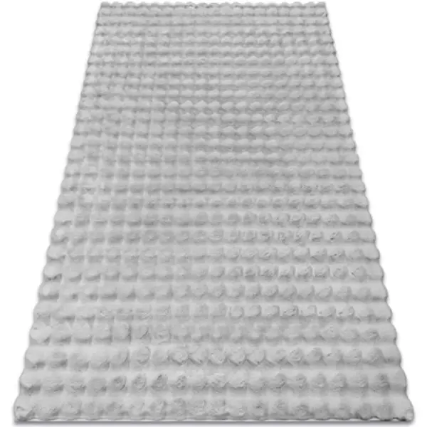 Rugsx Rugsx  Tepisi Tepih BUBBLE srebro 21 IMITACIJA ZEČJEG KRZNA 120x170 cm  Rugsx